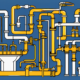 Various commercial plumbing systems and tools